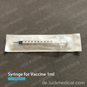 1ml Impfspritze ohne Nadel